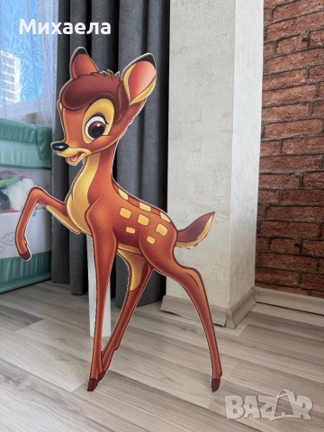 Фигурка за декорация, свободно стояща, Бамби, 5мм pvc