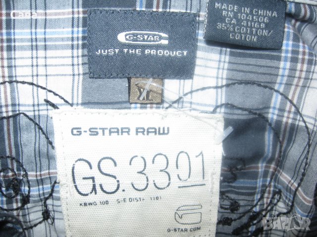 Риза G-STAR   мъжка,ХЛ, снимка 1 - Ризи - 35222936