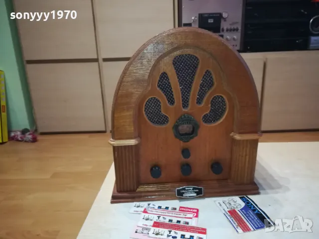 РЕТРО РАДИО С АНТИЧЕН ДИЗАИН 2212241731LK1EWC, снимка 6 - Антикварни и старинни предмети - 48434851