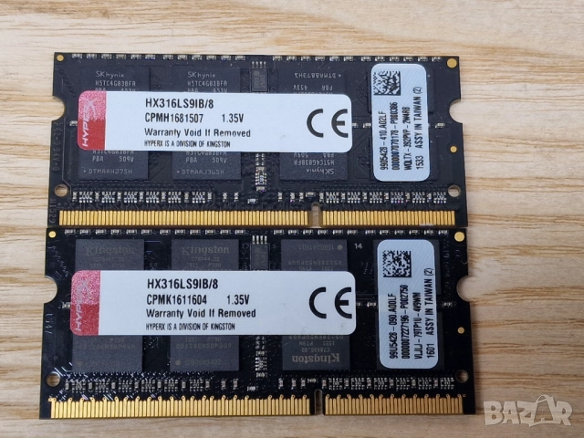 ✅8GB DDR3L 1600Mhz Kingston Ram Рам Памет за лаптоп с гаранция! - 2