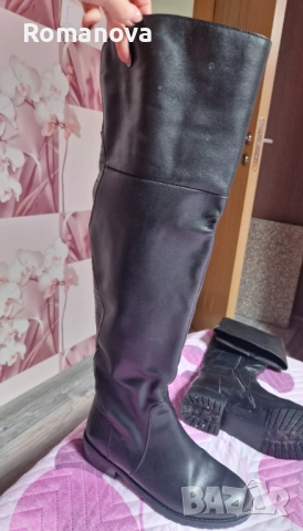 Чизми от  естествена кожа, снимка 2 - Дамски ботуши - 52662711