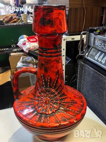 голяма порцеланова ваза West Germany , снимка 7 - Декорация за дома - 48800084