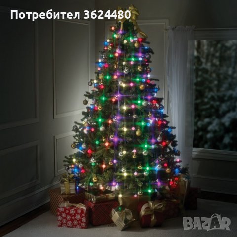 КОЛЕДНИ ЛАМПИЧКИ ТИП ЗАВЕСА ЗА ЕЛХА TREE DAZZLER 64 СВЕТЛИНИ, снимка 9 - Лед осветление - 39955699