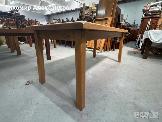 Трапезна маса от дъбов масив, снимка 10 - Маси - 49475211
