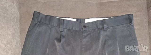 Мъжки тъмносив широк панталон нов размер L, снимка 7 - Панталони - 38768776