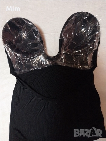 MAGIC S Черно боди с твърда чашка , снимка 4 - Бельо - 52544257