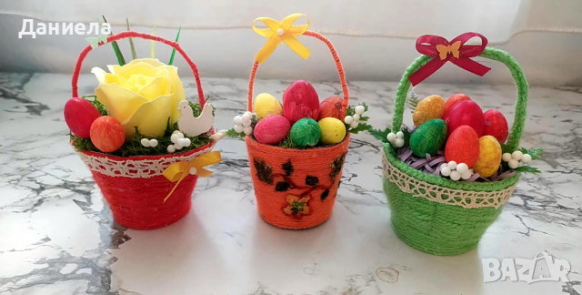 Великденски кошнички и поставки за яйца, снимка 5 - Декорация за дома - 44818706