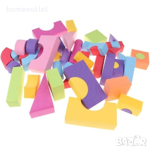 ПРОМОЦИЯ Детски комплект за игра от EVA пяна в ярки цветове (79 части) EVA KY-201306/B083PZ9G35 , снимка 5 - Игри и пъзели - 52838315