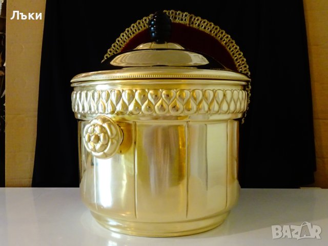 Месингова тенджера Wümak Germany 1900 г. , снимка 2 - Антикварни и старинни предмети - 42752573