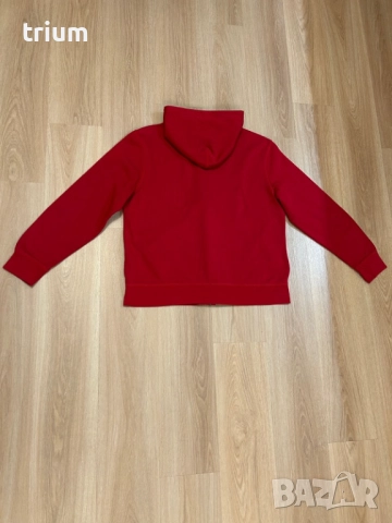 Червен мъжки суитшърт GAP, размер L, снимка 4 - Суичъри - 52125728