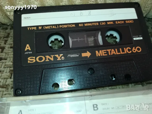 SONY-JAPAN TAPE METALLIC 60 1612241519, снимка 2 - Аудио касети - 48366997