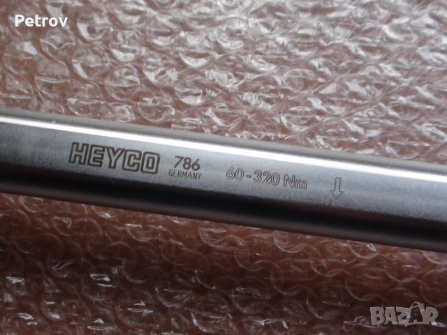 HEYCO 786 - MADE IN GERMANY - 1/2" ПРОФЕСИОНАЛЕН ВИСОКОКАЧЕСТВЕН Динамометричен Ключ 60 - 320 Nm !!!, снимка 10 - Гедорета - 52396251