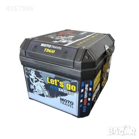 Куфар за мотоциклет, Цветен, PA884, 45 Литра, снимка 2 - Аксесоари и консумативи - 50801304