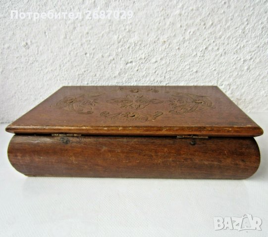 дървена стара красива кутия с дърворезба, снимка 11 - Други - 33808957