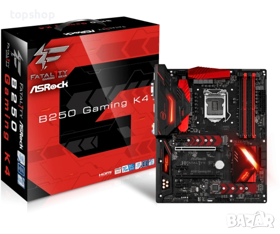 ВСИЧКО ЗА LGA 1151, компоненти + ASRock Fatal1ty B250 Gaming K4