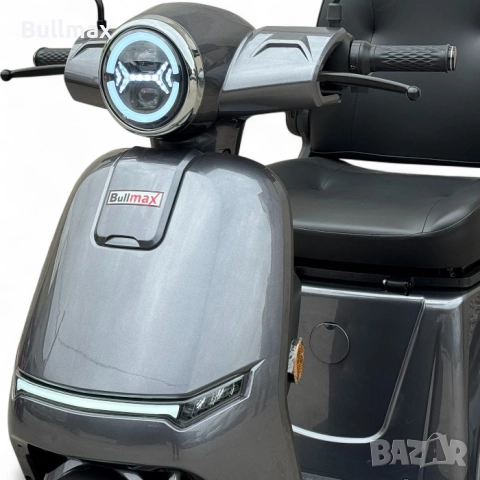 Електрическа триколка Fullmax R1 Robot, 1500W, 60V/20Ah, Червена, CE сертификат, снимка 9 - Инвалидни скутери - 52569986