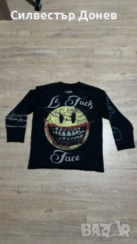 Черна Luda тениска , снимка 2 - Блузи - 53094960
