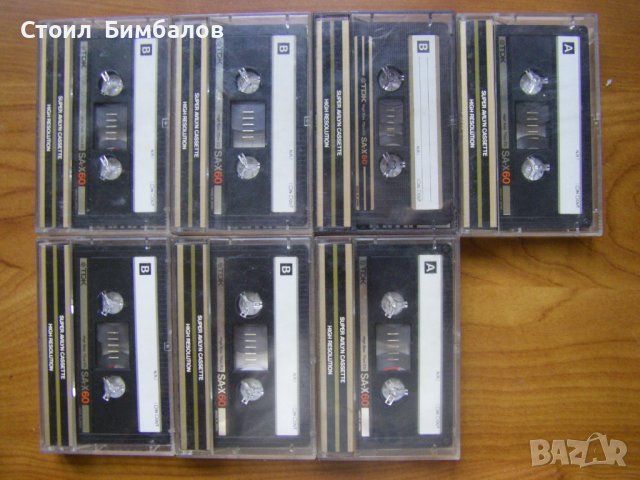 Колекционерски аудиокасети TDK SA-X, снимка 4 - Аудио касети - 42124705