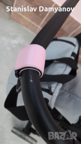 Бебешка количка Milu kids Atteso Ledo, 3 в 1, еко кожа, снимка 9 - Детски колички - 52961392