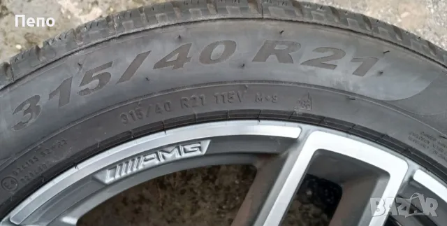 Оригинални джанти спорт пакет с гуми зимни 21 цола за Mercedes GLE AMG W292, снимка 4 - Гуми и джанти - 48217166