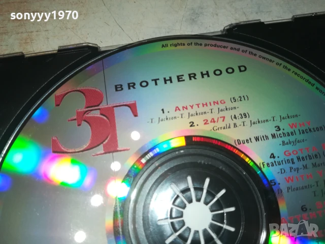 3T BROTHERHOOD CD 1908251746, снимка 12 - CD дискове - 51420580