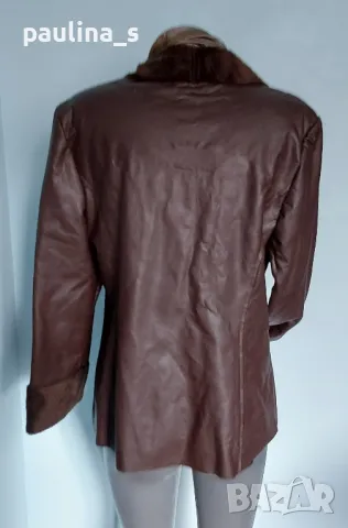 Два броя / Кожух цвят нюд"C & C"и кафяв / подплата с косъм , снимка 18 - Якета - 48686080