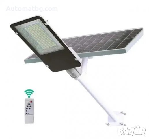 Улична соларна лампа Automat, 400W, 6500K, IP66, Регулируем панел