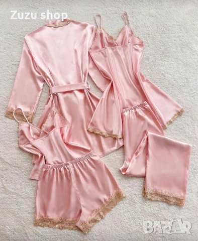 Комплект нощница от 5 части, налична в различни цветове, снимка 7 - Нощници - 53056568