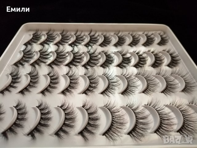 3D изкуствени мигли 20 чифта в кутия код 4403, снимка 11 - Козметика за лице - 38287643