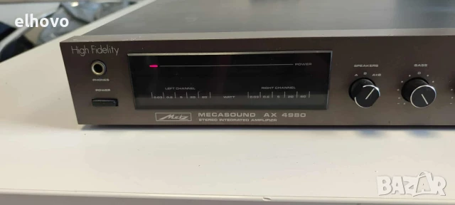 Стерео усилвател Metz AX 4980, снимка 5 - Ресийвъри, усилватели, смесителни пултове - 51363533