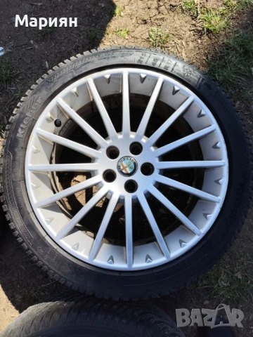 Джанти с гуми за Алфа Ромео 5*98 R17 215/45/17, снимка 4 - Гуми и джанти - 53922124
