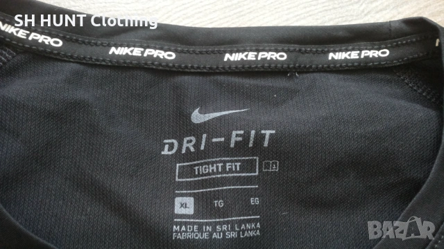 NIKE PRO TIGHT FIT T-Shirt размер L / XL мъжка тениска 20-61, снимка 6 - Тениски - 53296890