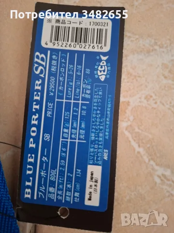 Въдица Nissin Ares Blue Porter SB 806L, снимка 5 - Макари - 55541257