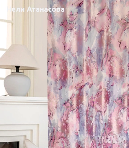 Шведски завеси RUSTA HOME-2 броя, снимка 2 - Пердета и завеси - 49526690