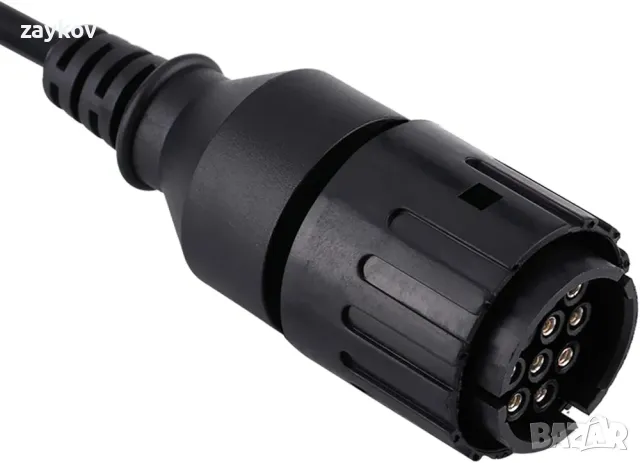 Мотоциклетен диагностичен кабел OBD2 10 пинов към OBDII 16 пинов OBD2 диагностичен кабел, снимка 5 - Друга електроника - 48645998