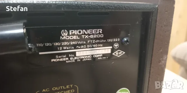 Тунер Pioneer TX-6200, снимка 6 - Ресийвъри, усилватели, смесителни пултове - 56261664