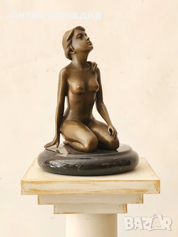 Бронзова статуетка – Nick, France, снимка 2 - Статуетки - 51656633