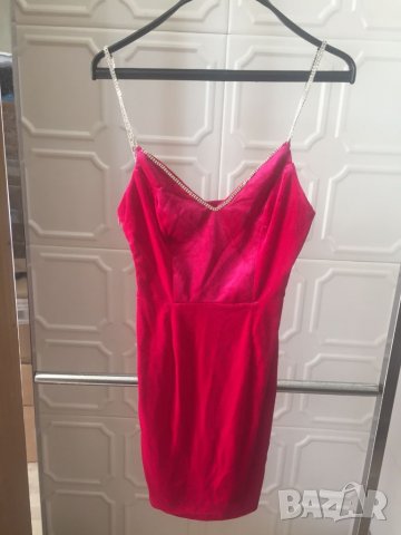 ЛИКВИДАЦИЯ! Уникална цикламена рокля с камъни BARBIE , снимка 4 - Рокли - 38798803