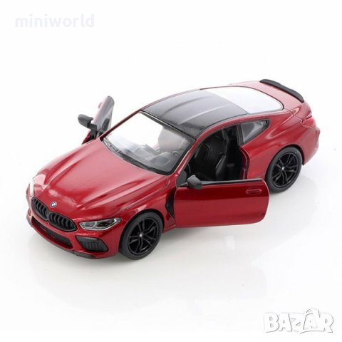 BMW M8 Competition Coupe - мащаб 1:38 на KiNSMART моделът е нов в кутийка, снимка 2 - Колекции - 42687848