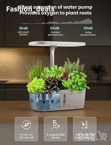 Нова Система за вътрешно градинарство LED светлина за отглеждане растения, снимка 4 - Други стоки за дома - 42500750
