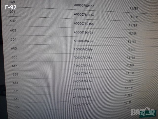 A0000780456**NEU**MERCEDES-BENZ** ФИЛТЪР ЗА ВАКУУМНАТА СИСТЕМА**, снимка 6 - Части - 37300679