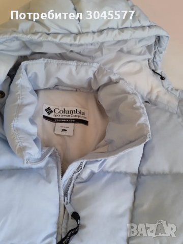 Яке топло с пух с качулка Размер L, снимка 15 - Якета - 42427541