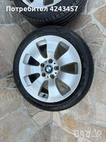 BMW 17 цола оригинални 4 джанти + гуми Bridgestone Potenza, снимка 4 - Гуми и джанти - 54247802
