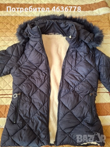 Продавам детско зимно яке за момиче с подплата, снимка 2 - Детски якета и елеци - 52910792