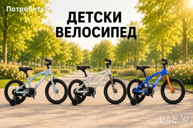 Детски велосипед 20 цола с помощни колела