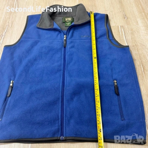 Мъжки поларен елек Cabela's Stillwater Supply Co. размер M син, снимка 3 - Якета - 53274704