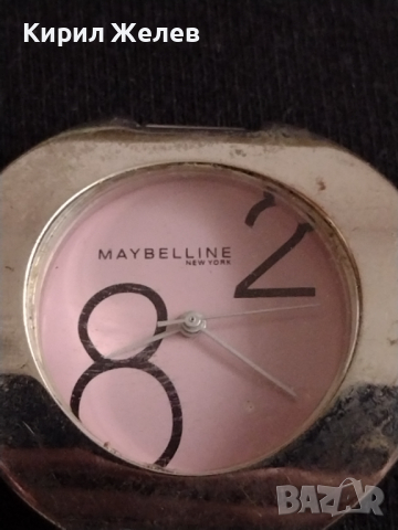 Фешън дамски часовник MAYBELLINE много красив нестандартен дизайн - 27028, снимка 2 - Дамски - 36536497