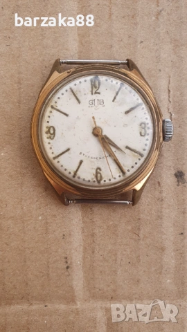 Мъжки позлатен часовник Gub