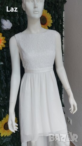 официална сватбена бяла рокля за подписване или кръщене, снимка 3 - Рокли - 36672167