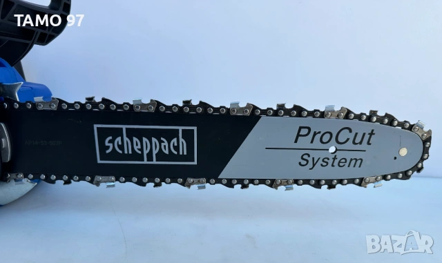 Scheppach BC-CS355Duo-X - Безчеткова резачка за дърва 2x20V 4.0Ah като нова!, снимка 7 - Моторни триони/резачки - 53308137